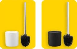 Toiletborstel Met Zwarte Borstel- Keramiek - Zwart - RVS - WC Borstel In Ronde Houder 14 Toiletborstel Met Zwarte Borstel- Keramiek - Zwart - RVS - WC Borstel In Ronde Houder -Badkamer Wijs 1200x765