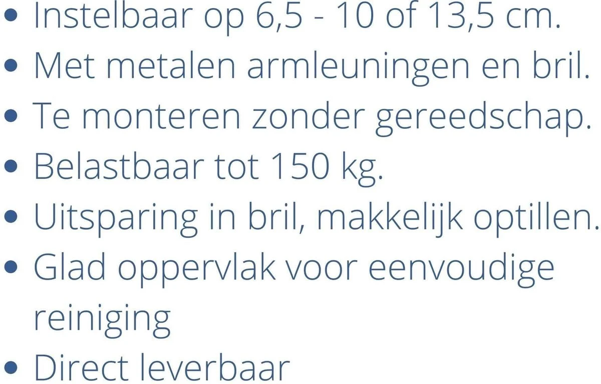 Drive Toiletverhoger Hoogte Verstelbaar 3 Standen - 6,5/10/13,5cm Hoog 18 Drive Toiletverhoger Hoogte Verstelbaar 3 Standen - 6,5/10/13,5cm Hoog - Afbeelding 16