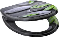 SCHÜTTE WC-Bril 82374 STONE - Duroplast - Soft Close - Afklikbaar - RVS-Scharnieren - Decor - 3-zijdige Print -Badkamer Wijs 1200x768 5