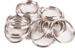 Benson Sleutelringen Metaal - 25 & 30 Mm - 20 Delig