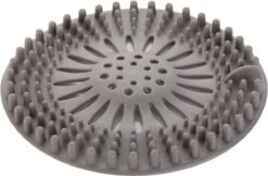 Silicone Afvoerstop Voor In De Keuken En Badkamer | Gootsteen Zeef | Afvoerplug | Doucheput | Anti-haar Afvoer Stop | Anti Verstopping | Ontstopper | Gootsteen Zeef | Grijs |