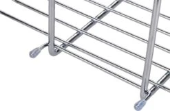 WENKO Doucherek Milo 2-laags 25x55cm RVS Glanzend - Doucherek Zonder Boren - Doucherek Hangend -Badkamer Wijs 1200x789