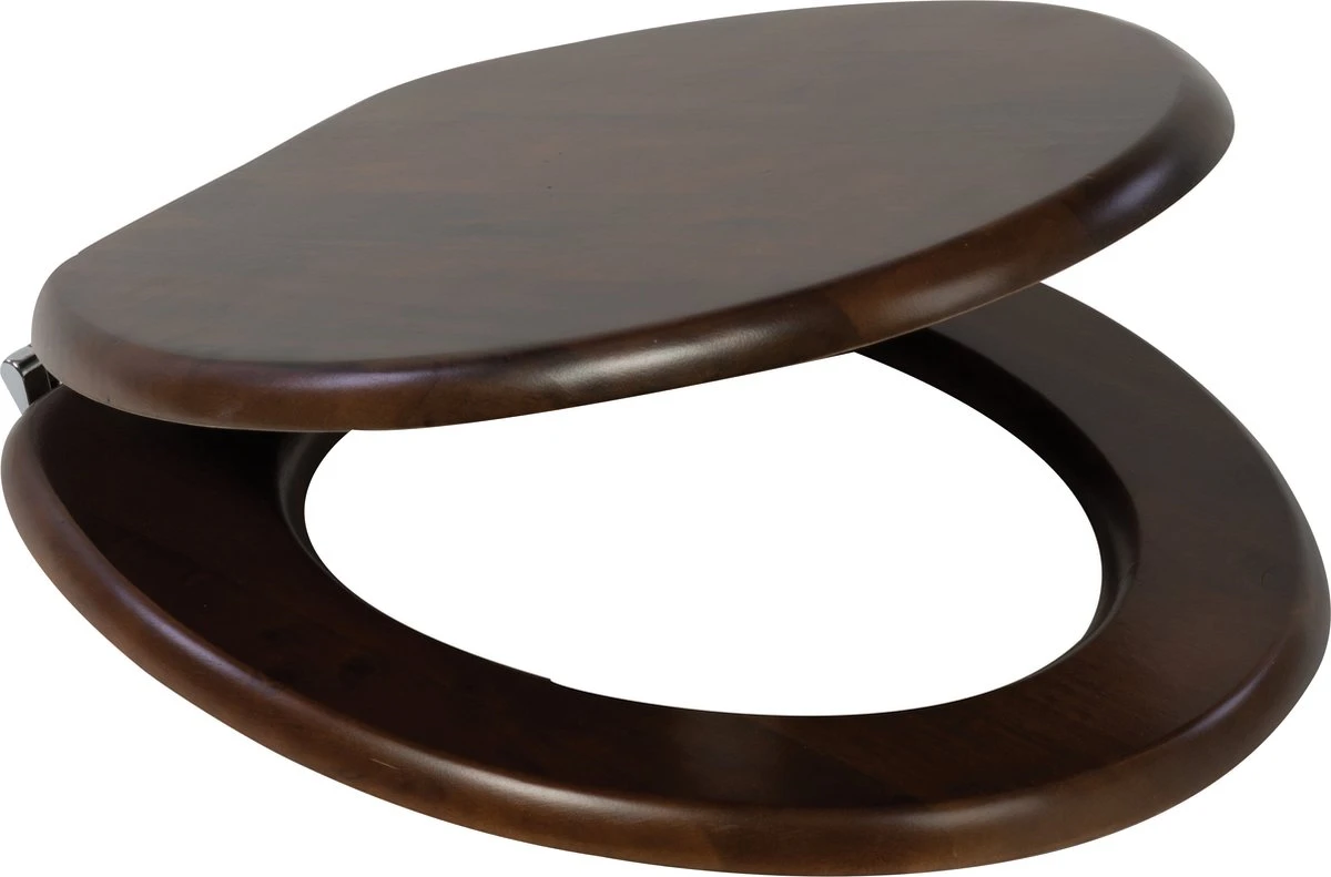 Plieger Classic Toiletbril – Wc Bril Massief Hout Noten – Wc Brillen Met Deksel – Met Bevestigingsset 11 Plieger Classic Toiletbril – Wc Bril Massief Hout Noten – Wc Brillen Met Deksel – Met Bevestigingsset - Afbeelding 9