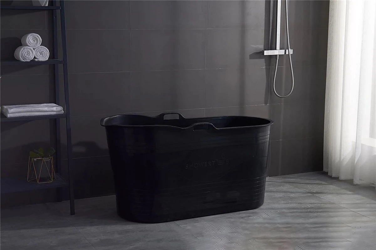 LIFEBATH - Zitbad Mira - Bath Bucket XL - 400L - Ligbad 122 Cm - Zwart 7 LIFEBATH - Zitbad Mira - Bath Bucket XL - 400L - Ligbad 122 Cm - Zwart - Afbeelding 5