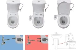Deluy Platinum Series - Bidet Met Warm Water - QuickRelease Functie - Dubbele Sproeikop En Zelfreiningsfunctie - Hygiënisch Alternatief Voor Toiletpapier -Badkamer Wijs 1200x799 31