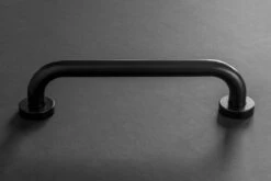 Highport Handgreep Zwart Voor Bad Of Douche - Sterke Metalen Wandgreep -Wandbeugel 30,5 Cm - Zwarte Aluminium Handgreep - Wandgreep Voor Badkamer - Douche - Toilet - Toiletbeugel - Badgreep - Douchegreep - Inclusief Ophangmateriaal -Badkamer Wijs 1200x800 122