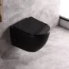 Rimless Hangtoilet - Zwart - Slimline Softclose - Quick Release Zitting -Badkamer Wijs 1200x800 136