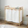 Lifa Bathing Bamboe Rek Met Wasmanden - Polyester En Bamboe - Uitschuifbare Opbermanden Met Deksel - Wassorteerbak 60 Liter - 2 Vakken - Voor Badkamer, Slaapkamer En Wasruimte - 73 X 64 X 33 Cm 2 Lifa Bathing Bamboe Rek Met Wasmanden - Polyester En Bamboe - Uitschuifbare Opbermanden Met Deksel - Wassorteerbak 60 Liter - 2 Vakken - Voor Badkamer, Slaapkamer En Wasruimte - 73 X 64 X 33 Cm -Badkamer Wijs 1200x800 20