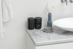 Brabantia ReNew Opbergpotjes - 3-delig - Dark Grey -Badkamer Wijs 1200x800 73