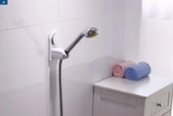 Zelfklevende Douchekophouder Met Zuignap - Universele Douchekop & Handdouche Houder - Verstelbaar - Handdouchehouder - Douche Kop Wandhouder - Zonder Boren & Schroeven -Badkamer Wijs 1200x800 83