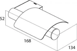 Tiger Bold - Toiletrolhouder Met Klep - Zwart -Badkamer Wijs 1200x801 8