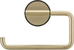 Tiger Tune - Toiletrolhouder Zonder Klep - Messing Geborsteld / Zwart -Badkamer Wijs 1200x813