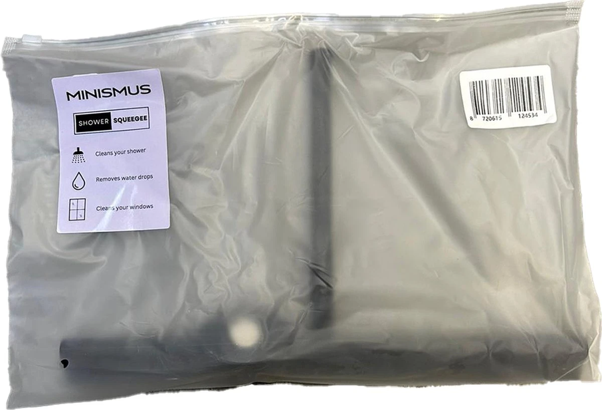 Minismus Extra Brede Douchewisser Met Magneethouder Ophangsysteem Ophanghaak - 33 Cm Breed - Zwart 11 Minismus Extra Brede Douchewisser Met Magneethouder Ophangsysteem Ophanghaak - 33 Cm Breed - Zwart - Afbeelding 9