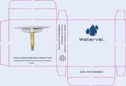 RVS Badkuip Afvoerplug Badkamer - Badkuipstop Met Dubbele Afdichting – Verstelbare Badplug Universele Afvoerplug Voor Uw Badkuip - 72 Mm -Badkamer Wijs 1200x827