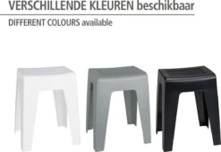 WENKO Badkamerkruk Kumba 38x47cm In Grijs Kunststof - Douchekruk -Badkamer Wijs 1200x828 4