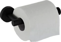 Merkloos Toiletrolhouder Zwart - Wc Rolhouder - Zwart - Toilet Rolhouder - Badkamer Accessoires - Toiletrolhouders -Badkamer Wijs 1200x829