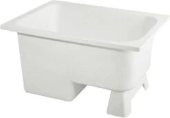 Zitbad Vrijstaand Marinella Rechthoek 65x105x52cm Polypropyleen Mat Wit -Badkamer Wijs 1200x830