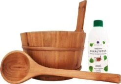 Emendo - Sauna Emmer, Met Lepel En 500 ML Eucalyptus