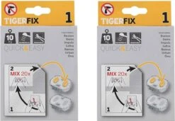 Tiger TigerFix Type 1 - Tiger Accessoires Monteren Zónder Boren - 2 Stuks -Badkamer Wijs 1200x832