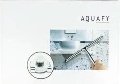 Aquafy Raamwisser RVS - Incl. Douchespons - Douchetrekker Voor Badkamer - Raamwisser Douche - Douchewisser RVS - Luxe Trekker Met Ophanghaak -Badkamer Wijs 1200x841 1