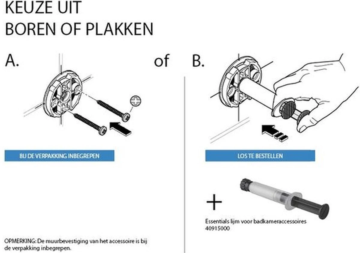 GROHE Essentials Toiletrolhouder - Zonder Klep - Chroom - 40689001 14 GROHE Essentials Toiletrolhouder - Zonder Klep - Chroom - 40689001 - Afbeelding 12