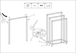 Sealskin Tube - Handdoekrek Vrijstaand - Zwart 16 Sealskin Tube - Handdoekrek Vrijstaand - Zwart -Badkamer Wijs 1200x848
