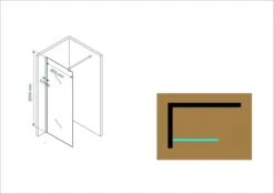 Wiesbaden Eco Inloopdouche + Muurprofiel - 8 Mm Nano - 100 X 200 Cm -Badkamer Wijs 1200x849 2