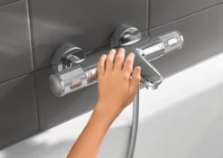 GROHE Grohtherm 1000 Performance Thermostatische Badkraan - 15cm - Met Koppelingen - Chroom - 34779000 -Badkamer Wijs 1200x849 8