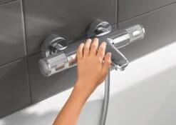 GROHE QuickFix Precision Feel Themostatische Badkraan - EcoJoy® - CoolTouch - 15 Cm - Met Koppelingen - Chroom - 34788000 -Badkamer Wijs 1200x849 9