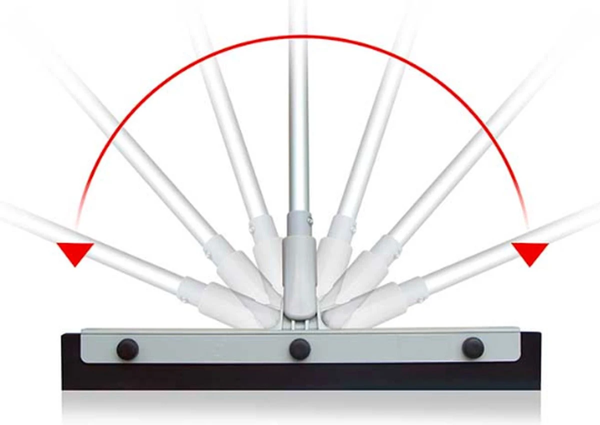 Chaton® Vloertrekker Lang Met Ophangsysteem - Afdraaibare Wisser - Douchewisser - Trekker Douche - Vloerwisser - Uitschuifbaar 70cm Tot 125cm 10 Chaton® Vloertrekker Lang Met Ophangsysteem - Afdraaibare Wisser - Douchewisser - Trekker Douche - Vloerwisser - Uitschuifbaar 70cm Tot 125cm - Afbeelding 8
