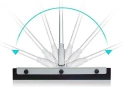 Vitamo™ Premium 2-in-1 Badkamer Vloerwisser Lang Met Ophangsysteem - Douchewisser Met Afdraaibare Wisser - Raamwisser - 180° Draaiend - Uitschuifbaar 70/125 CM - Grijs -Badkamer Wijs 1200x852 2