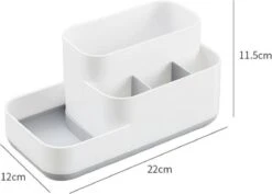 Tandenborstelhouder Badkamer – Elektrische Tandenborstel Houder - Tandenborstel - Make Up Organizer - Desk Organizer - Bureau Organizer - Opbergbox - Wit 18 Tandenborstelhouder Badkamer – Elektrische Tandenborstel Houder - Tandenborstel - Make Up Organizer - Desk Organizer - Bureau Organizer - Opbergbox - Wit -Badkamer Wijs 1200x858