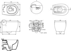 Viidako – Paskii Toiletpot – Mat Zwart – Design - Rimless – INCLUSIEF Softclose Zitting – Quick Release - Hangend/zwevend Toilet 15 Viidako – Paskii Toiletpot – Mat Zwart – Design - Rimless – INCLUSIEF Softclose Zitting – Quick Release - Hangend/zwevend Toilet -Badkamer Wijs 1200x858 3