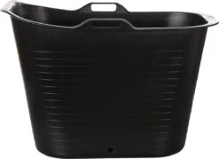 FlinQ Bath Bucket Premium Zwart - Zitbad 2022 - Met Temperatuurmeter - Upgrade Bath Bucket Voor Volwassenen En Kinderen - Zwart -Badkamer Wijs 1200x871 2