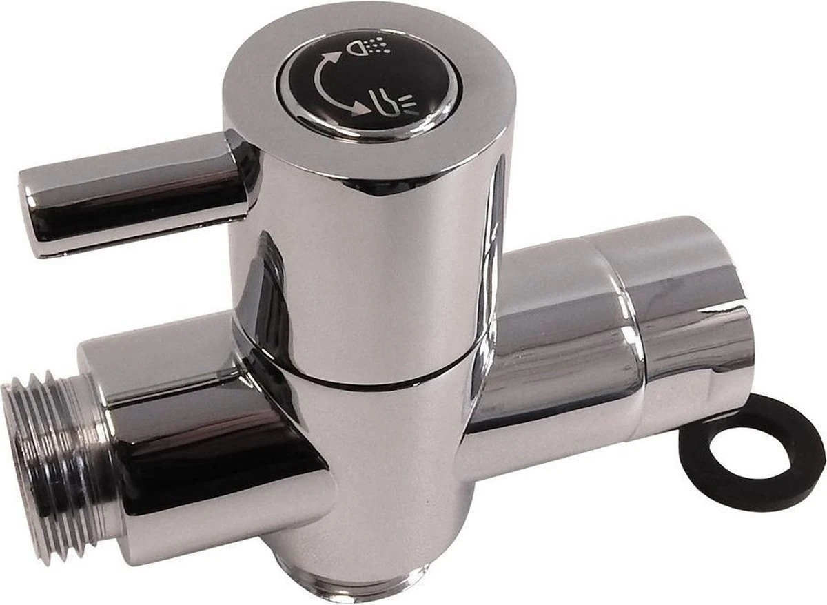 WillieJan Omstelkraan Douche – Verchroomd Messing - Aansluitmaat 3 X 1/2″ 3 WillieJan Omstelkraan Douche – Verchroomd Messing - Aansluitmaat 3 X 1/2″