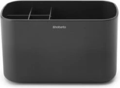 Brabantia ReNew Tandenborstelhouder - 11 X 19,6 X 9,9 Cm - Dark Grey -Badkamer Wijs 1200x882 1