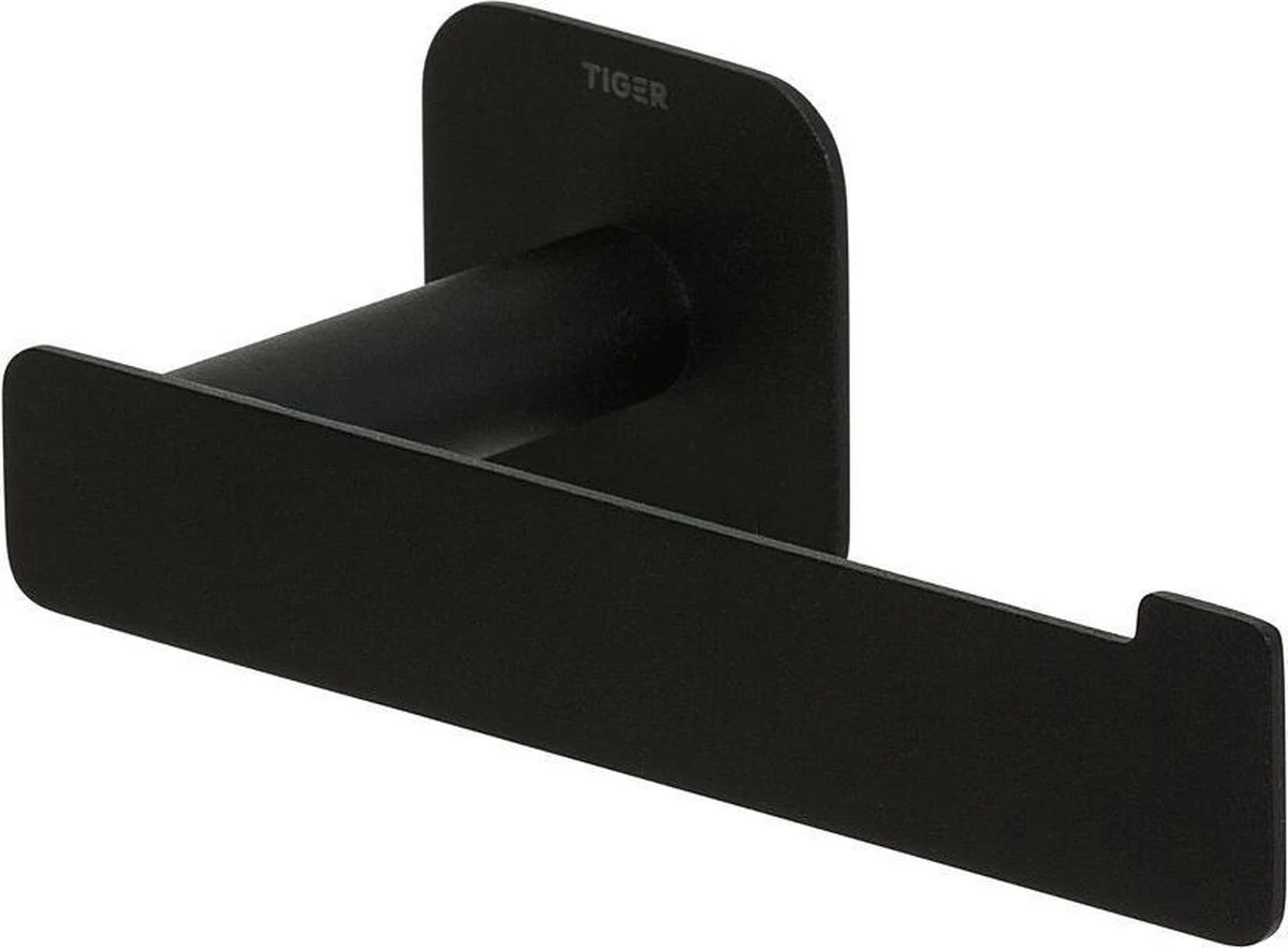 Tiger Colar - Toiletrolhouder Zonder Klep - Zwart 3 Tiger Colar - Toiletrolhouder Zonder Klep - Zwart