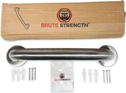 Brute Strength - Handgreep Voor Bad Of Douche - 30 Cm - Wandbeugel - RVS Handgreep - Wandgreep Voor Badkamer - Douche - Toilet - Toiletbeugel - Badgreep - Douchegreep 9 Brute Strength - Handgreep Voor Bad Of Douche - 30 Cm - Wandbeugel - RVS Handgreep - Wandgreep Voor Badkamer - Douche - Toilet - Toiletbeugel - Badgreep - Douchegreep -Badkamer Wijs 1200x883 7