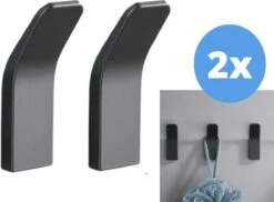 Ragnal® Zelfklevende Handdoekhaakjes RVS– Handdoekhouder- Handdoekhaak - Set Van 2 - Zwarte Handdoekhaken – Wandhaken - Waterbestendig - Handdoekhaakjes - Ophanghaken - Handdoekhaken - 3M Plakstrip - Zwarte Handdoekhaakjes - Mat Zwart 6 Ragnal® Zelfklevende Handdoekhaakjes RVS– Handdoekhouder- Handdoekhaak - Set Van 2 - Zwarte Handdoekhaken – Wandhaken - Waterbestendig - Handdoekhaakjes - Ophanghaken - Handdoekhaken - 3M Plakstrip - Zwarte Handdoekhaakjes - Mat Zwart -Badkamer Wijs 1200x884 1