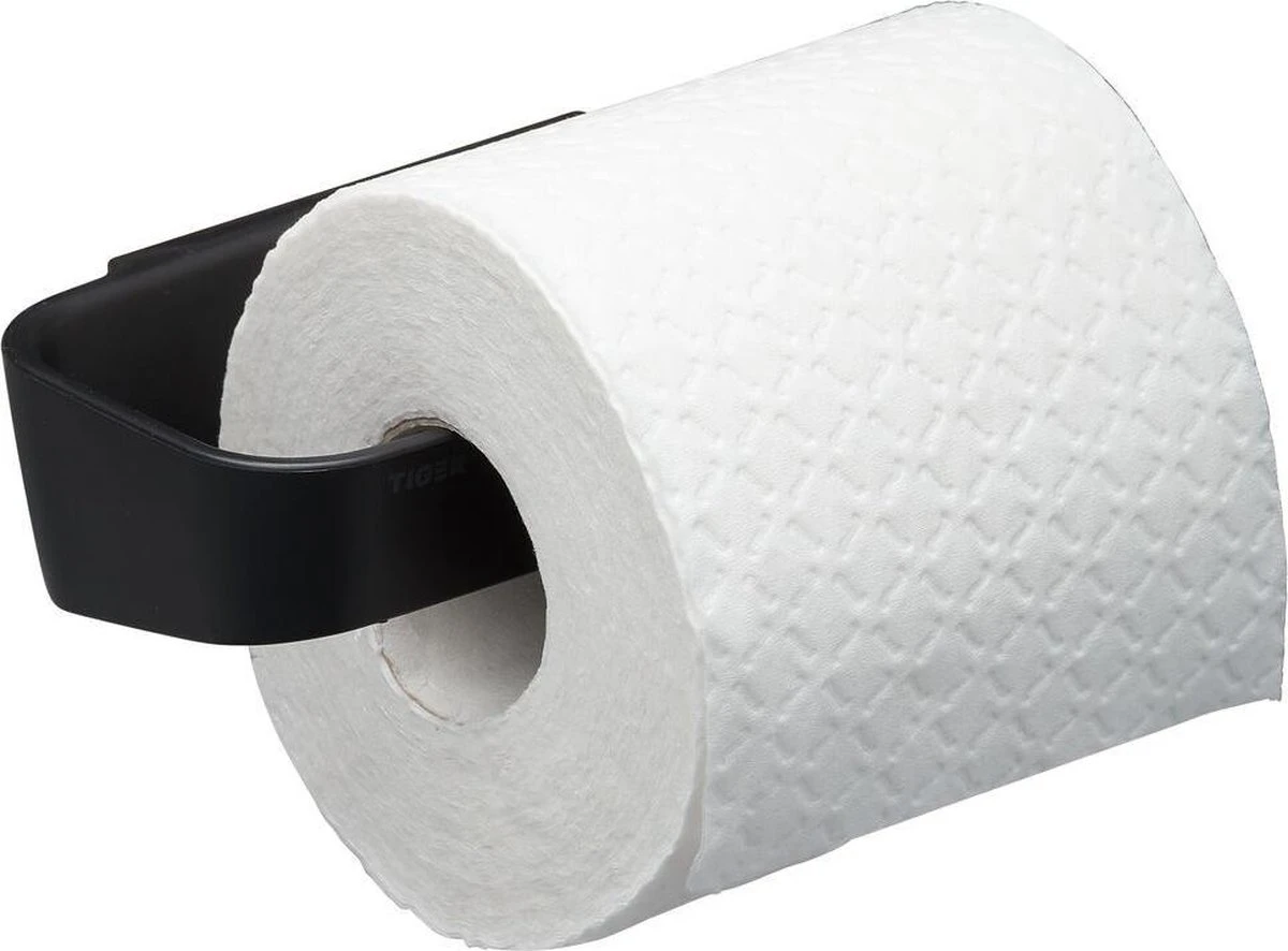 Tiger Tess - Toiletrolhouder Zonder Klep - Zwart 9 Tiger Tess - Toiletrolhouder Zonder Klep - Zwart - Afbeelding 7