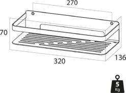 Tiger Caddy - Douchemand 32 Cm - Zwart 11 Tiger Caddy - Douchemand 32 Cm - Zwart -Badkamer Wijs 1200x889 3
