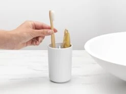 Brabantia ReNew Tandenborstelhouder - Met Inzet - White -Badkamer Wijs 1200x892 1