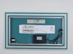 LED Badkamer Spiegel 120x 60 Cm, Digitale Klok, Dimbaar, Anticondensfunctie -Badkamer Wijs 1200x894