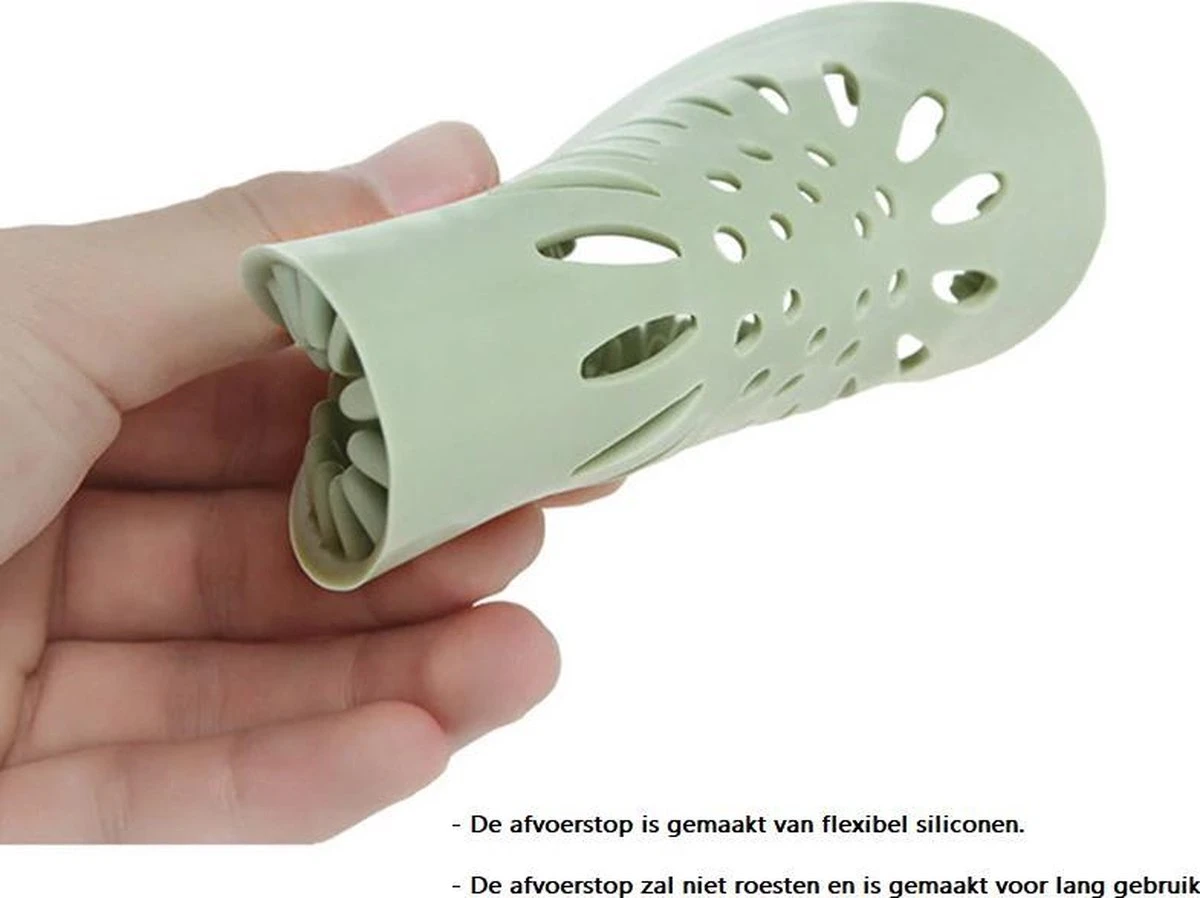 Silicone Afvoerstop Voor In De Keuken En Badkamer | Gootsteen Zeef | Afvoerplug | Doucheput | Anti-haar Afvoer Stop | Anti Verstopping | Ontstopper | Gootsteen Zeef | Grijs | 6 Silicone Afvoerstop Voor In De Keuken En Badkamer | Gootsteen Zeef | Afvoerplug | Doucheput | Anti-haar Afvoer Stop | Anti Verstopping | Ontstopper | Gootsteen Zeef | Grijs | - Afbeelding 4