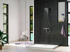 Regendouchekop Deluxe - ø 28CM - Douchekop Met Doucheslang En Douchekophouder - RVS -Badkamer Wijs 1200x899 10