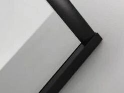 Merkloos Douchecabine Kwartrond 90x90x200 Cm 6 Mm Nano Anti Kalk Veiligheidsglas Met Zwart Aluminium Omlijsting -Badkamer Wijs 1200x900 127