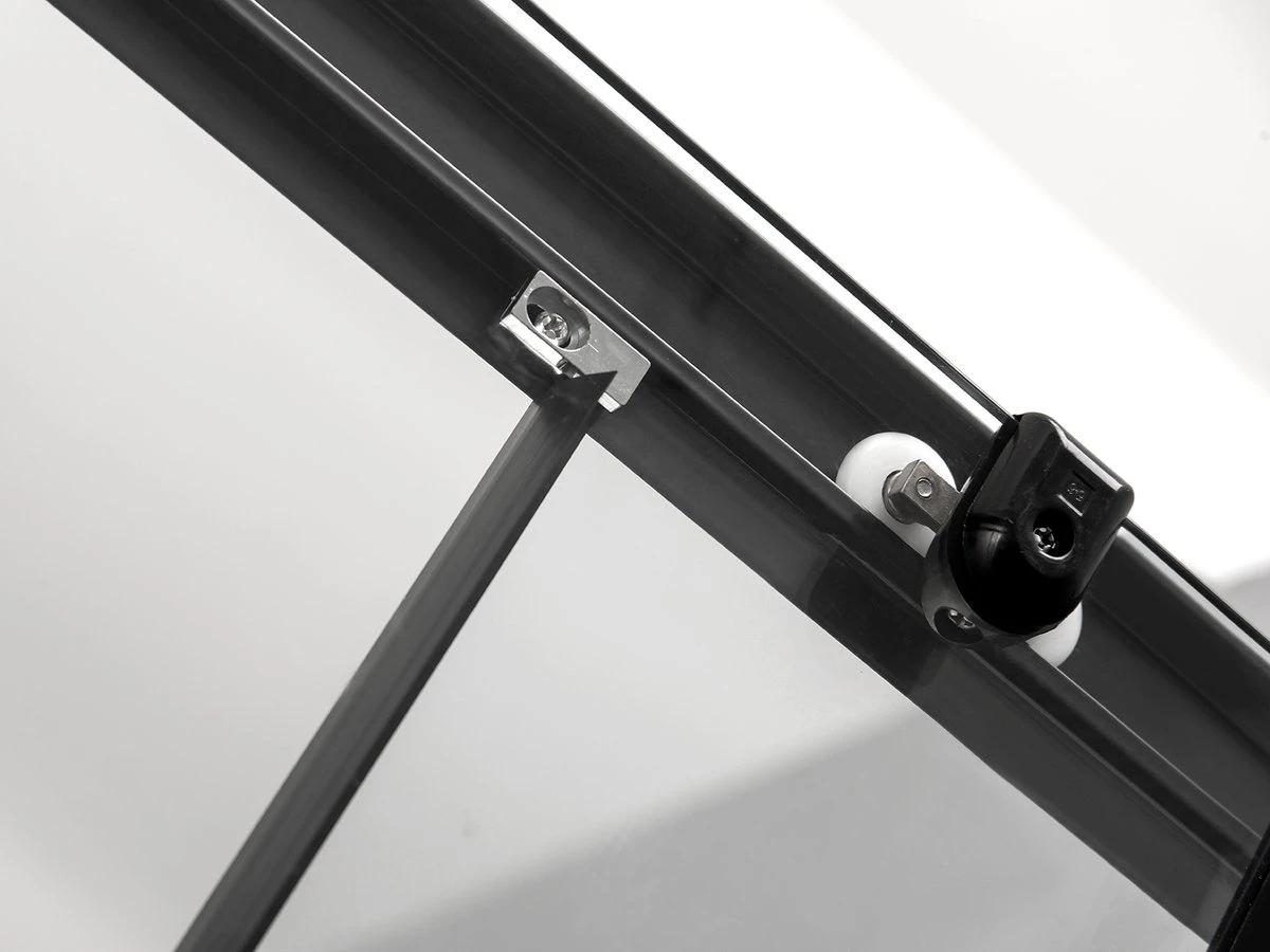 Merkloos Douchecabine Vierkant - 90x90x200cm 6 Mm - Nano Anti Kalk Veiligheidsglas - Zwart Aluminium Omlijsting 7 Merkloos Douchecabine Vierkant - 90x90x200cm 6 Mm - Nano Anti Kalk Veiligheidsglas - Zwart Aluminium Omlijsting - Afbeelding 5