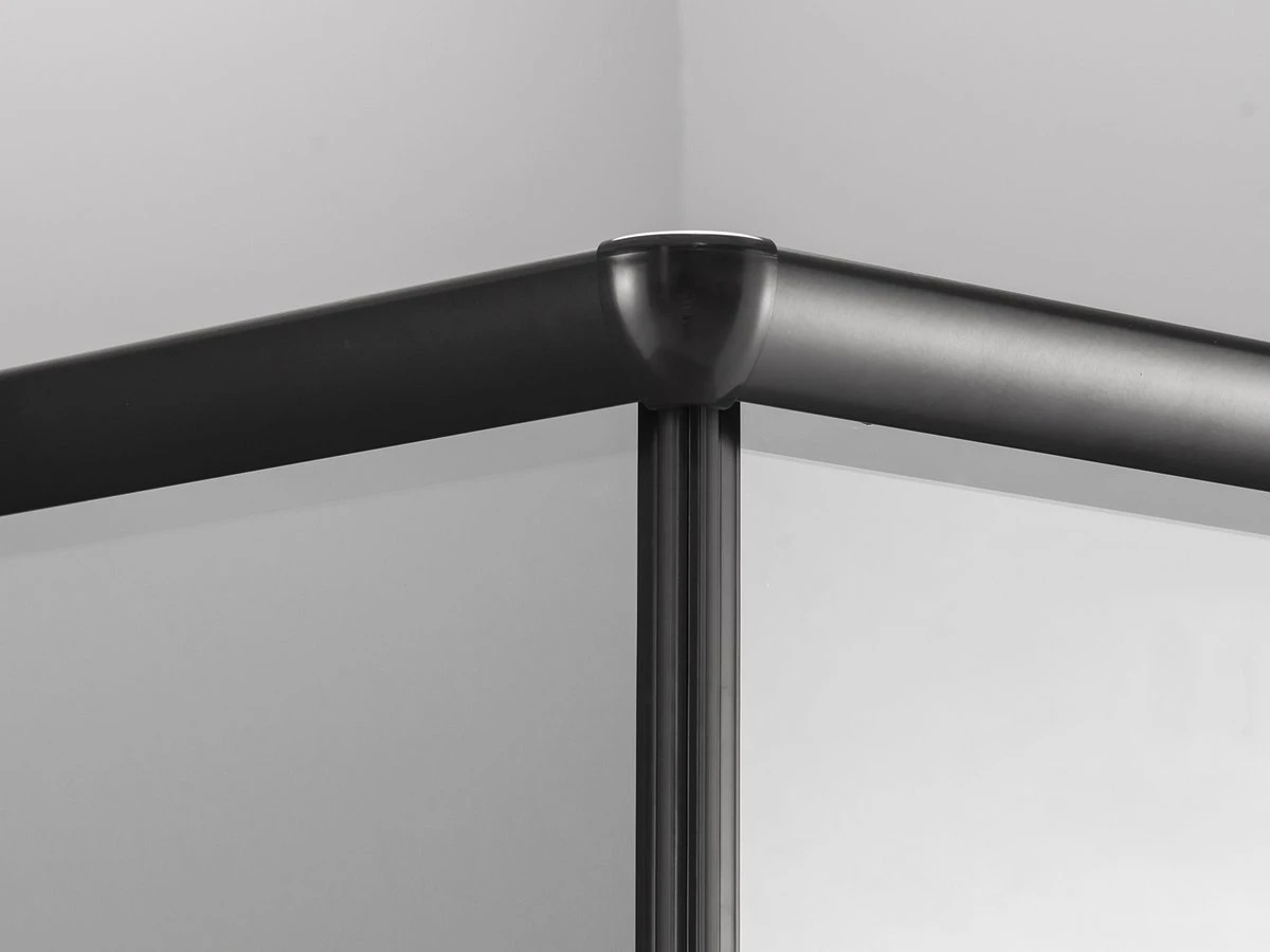 Merkloos Douchecabine Vierkant - 90x90x200cm 6 Mm - Nano Anti Kalk Veiligheidsglas - Zwart Aluminium Omlijsting 8 Merkloos Douchecabine Vierkant - 90x90x200cm 6 Mm - Nano Anti Kalk Veiligheidsglas - Zwart Aluminium Omlijsting - Afbeelding 6