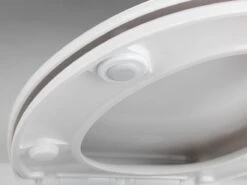 WENKO WC Bril Gubbio - Antibacterieel Wit Duroplast - Easy-Close Sluiting - Fix-Clip Bevestiging In RVS - Belastbaar Tot 350 Kg - Toiletbril - Toiletzitting -Badkamer Wijs 1200x900 167