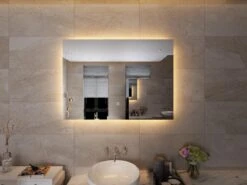 Viidako LED Rechthoekige Badkamerspiegel - Anti-condens - 3 LED Verlichting Standen - Krasbestendig -Badkamer Wijs 1200x900 17